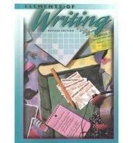Book Elements of Writing, Revised Edition, 5th  Course free