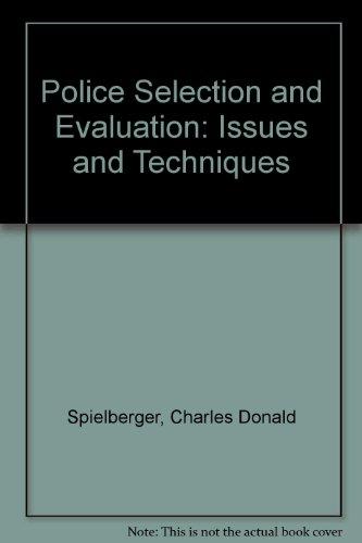 Book Police selection and evaluation: Issues and techniques free