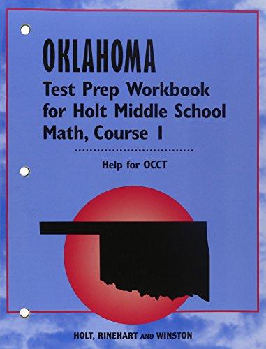 Book Holt Mathematics: Test Prep Workbook Course 1 Ok free
