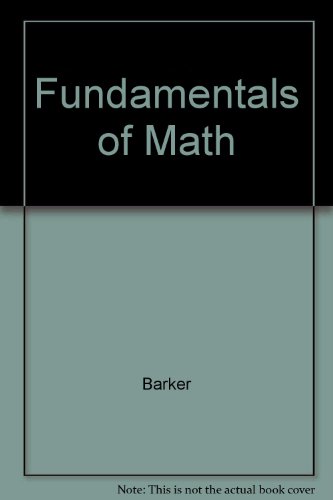 Book Fundamentals Of Math free