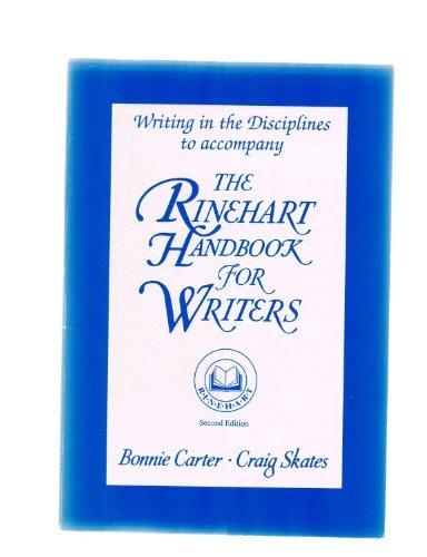 Book Writing in the Disciplines To Accompany: The Rinehart Handbook for Writers free