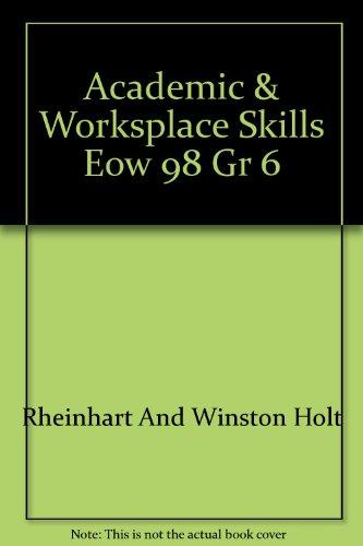 Book Academic & Worksplace Skills Eow 98 Gr 6 free