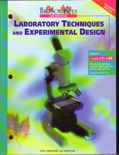 Book Laboratory Techniques and Experimental Design Teacher's Edition Biosources free