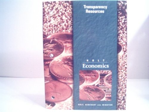 Book Holt Economics:Transparency Resources free