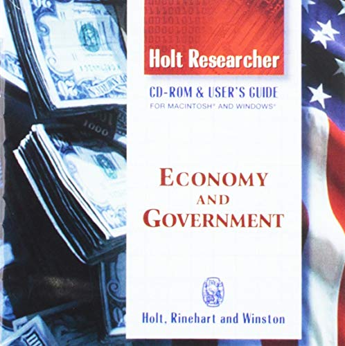 Book Civics in Practice: Principles of Government and Economics: Holt Researcher CD-ROM: Economy and Government free