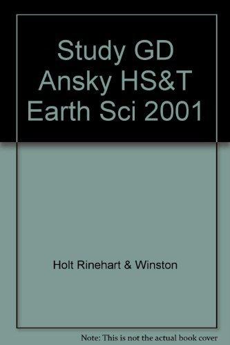 Book Holt Earth Science: Study Guide Answer Key free