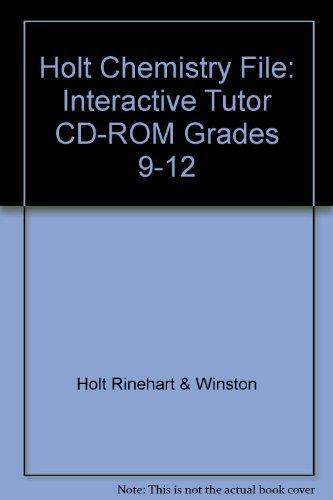 Book Holt Chemistry File: Interactive Tutor CD-ROM Grades 9-12 free