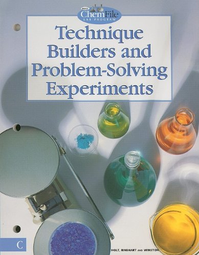 Book Technique Builders And Problem Solving Experiments, Holt Chemfile (holt Chemistry) free