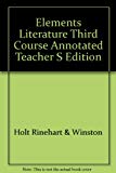 Book Annotated Teacher's Edition Elements of Literature, Third Course Grade 9 free