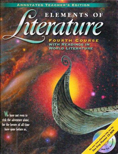 Book Elements of Literature, 4th Course, with Readings in World Literature, Annotated Teacher's Edition free