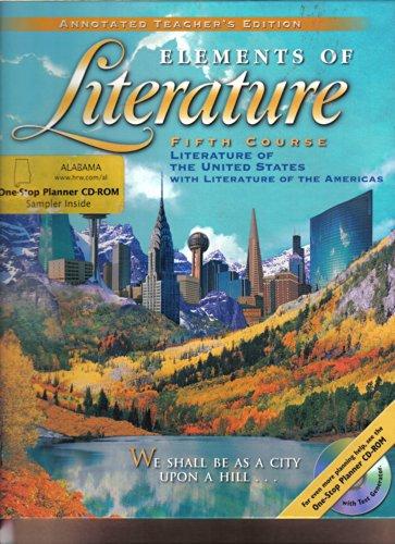 Book Elements of Literature Fifth Course Literature of the United States, Annotated Teacher's Edition free