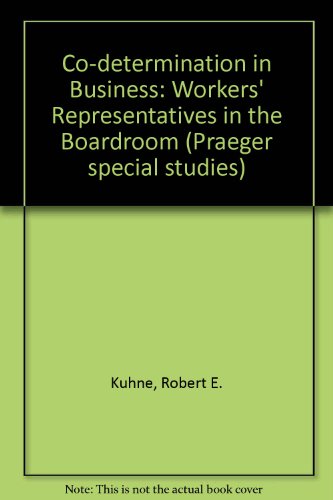 Book Co-determination in business: Workers' representatives in the boardroom free