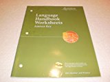 Book Language Handbook Worksheets Answer Key (elements Of Literature, 1st Course) free