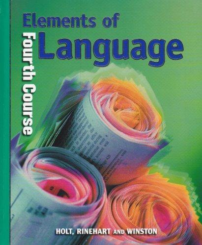Book Elements of Language, fourth course 2001 Grade 10 free