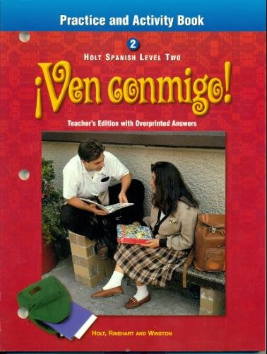 Book Ven Conmigo, Level 2: Practice & Activity Book (Spanish Edition) free