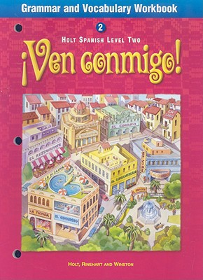 Book Ven Conmigo Grammar and Vocabulary: Level 2 (Holt Spanish: Level 2) free