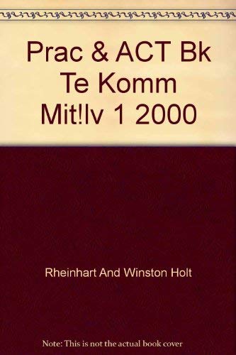 Book Prac & Act Bk Te Komm Mit!lv 1 2000 free