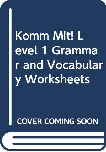 Book Komm mit!: Gramman and Vocabulary Worksheets Level 1 free