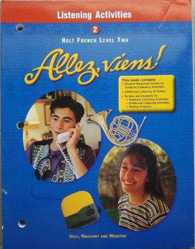Book Holt Allez, Viens! Level 2 Grade 10 Listening Activity (holt French 2000) free