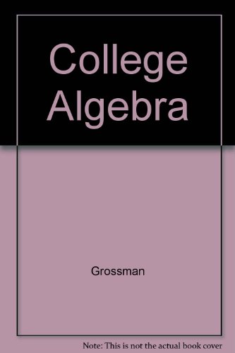Book College Algebra free