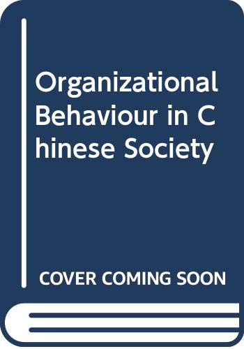 Book Organizational behavior in Chinese society free