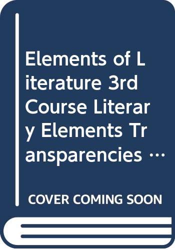 Book Elements Of Literature 3rd Course Literary Elements Transparencies & Worksheets free