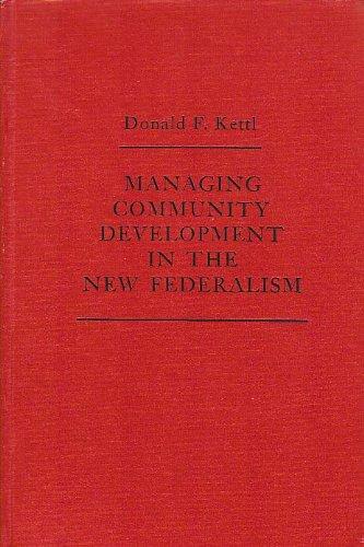 Book Managing community development in the New Federalism free