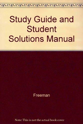 Book Study Guide And Student Solutions Manual For Principles Of Modern Chemistry free