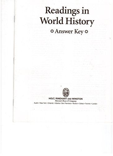 Book Ansky Readings in World History 2000 free