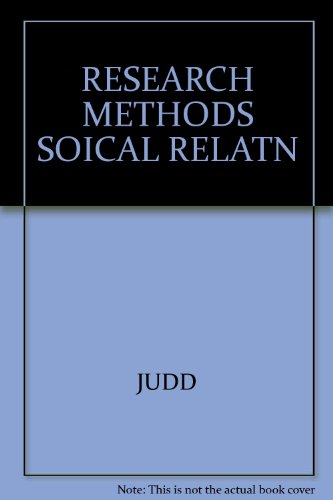 Book Research Methods Soical Relatn free