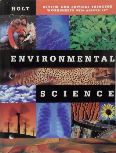 Book Environmental Science Review and Critical Thinking Worksheets with Answer Key free