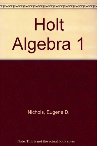 Book Holt Algebra 1 free
