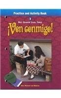 Book Ven Conmigo!: Holt Spanish Level 3, Practice and Activity Book (Spanish Edition) free