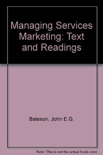 Book Managing Services Marketing: Text and Readings free