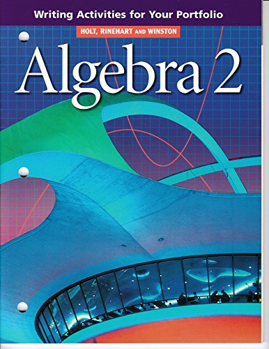 Book Algebra 2: Writing Activities For Your Portfolio free