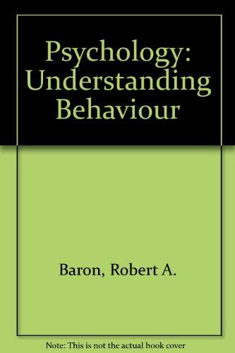 Book Psychology: Understanding behavior free