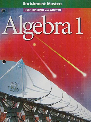 Book ALGEBRA 1: Enrichment Masters free
