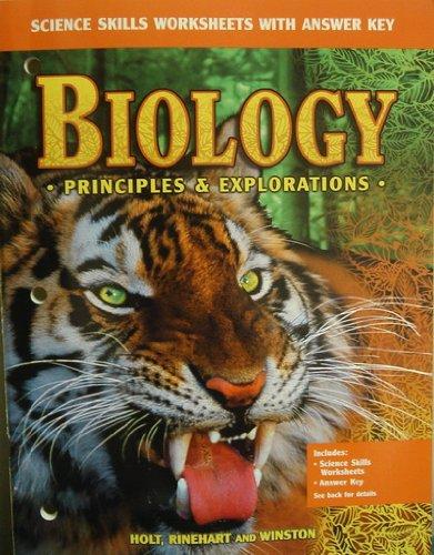 Book Biology Principles & Explorations: Science Skills Worksheets with Answer Key free