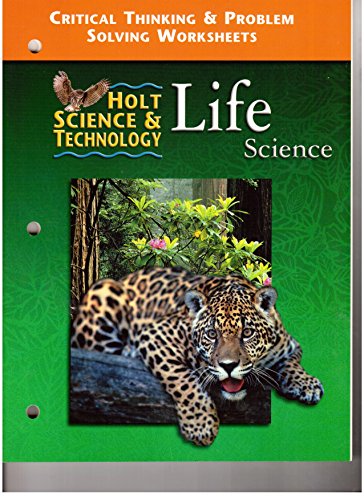 Book Holt Science and Technology: Life: Critical Thinking and Problem Worksheets free