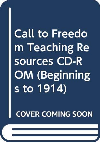 Book Call To Freedom Teaching Resources Cd-rom (beginnings To 1914) free