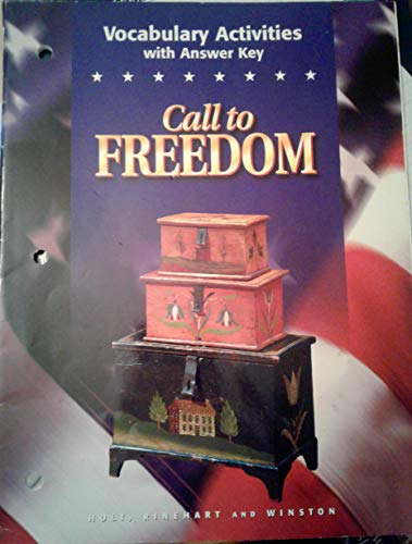 Book Vocabulary Activities With Answer Key- Call To Freedom free