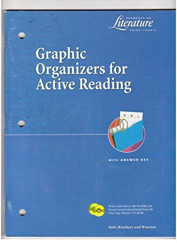 Book Graphic Organizers for Active Reading with Answer Key (Elements of Literature Third Course) free