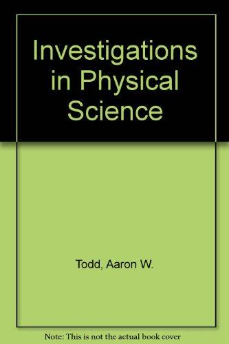 Book Investigations in Physical Science free
