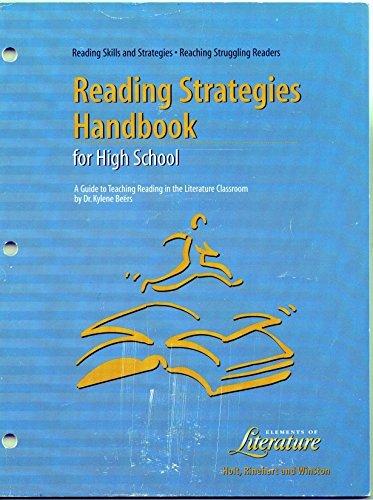 Book Reading Skills and Strategies: Reading Strategies Handbook for High School (Elements of Literature) free