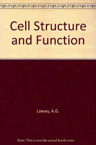 Book Cell Structure And Function: An Integrated Approach/international Edition free