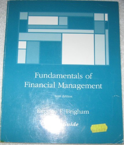 Book Fundamentals of Financial Management (Workbook) free