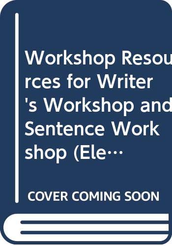 Book Workshop Resources for Writer's Workshop and Sentence Workshop (Elements of Literature Fourth Course With Readings in World Literature) free