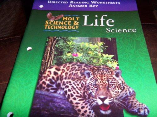 Book Holt Science and Technology 2001 : Life: Directed Reading Worksheets with Answer Key free