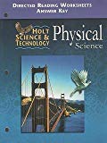 Book Holt Science And Technology 2001 : Physics: Directed Reading Worksheets With Answer Key free