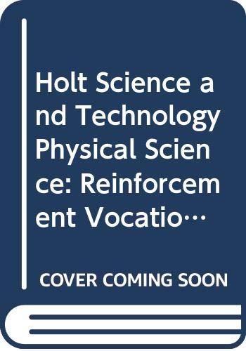 Book Holt Science And Technology Physical Science: Reinforcement Vocational Worksheets free